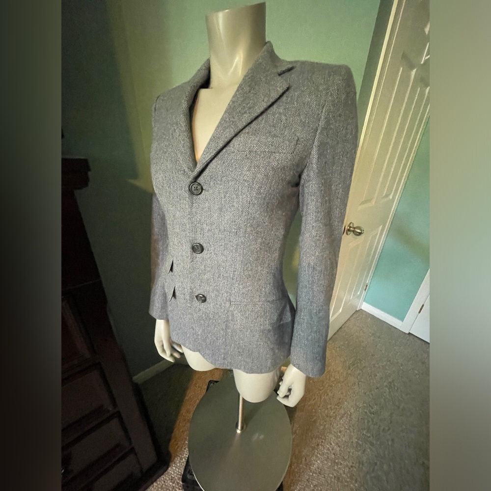 Pre-Purple Label Ralph Lauren Collection Women's Herringbone Angora Blend 🔥